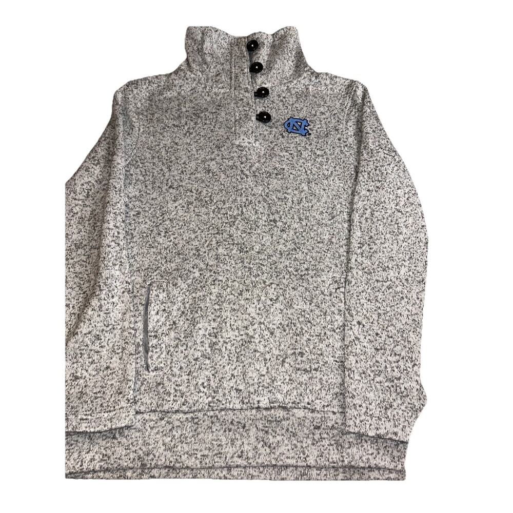 NC Tar Heel Champion Elite College NCAA Pullover‎ Sweatshirt Gray Size Medium